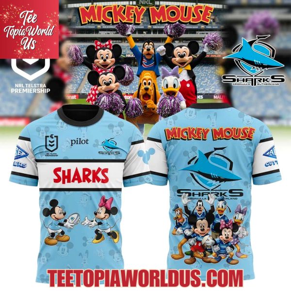 Cronulla Sharks x Mickey Mouse Hoodie