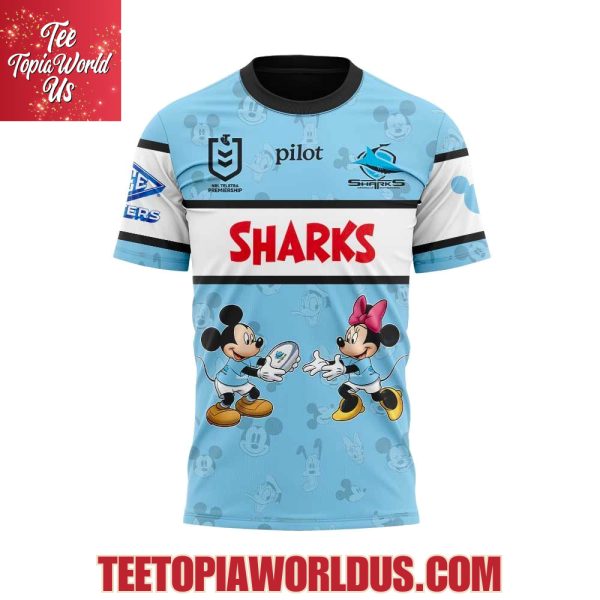 Cronulla Sharks x Mickey Mouse Hoodie