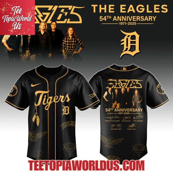 Detroit Tigers x Eagles Band Music Jersey 2025