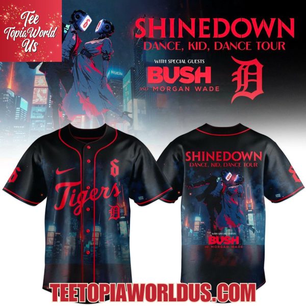 Detroit Tigers x Shinedown Dance, Kid, Dance Tour Merch 2025 Jersey