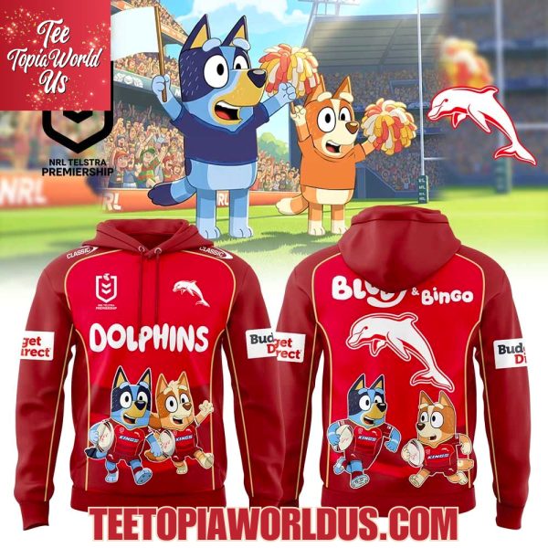 Dolphins x Bluey and Bingo Hoodie