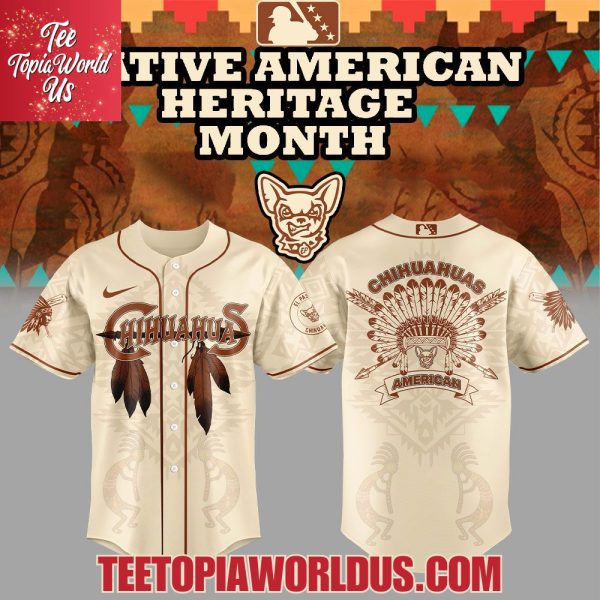 El Paso Chihuahuas Celebrating Native American Heritage Month Jersey