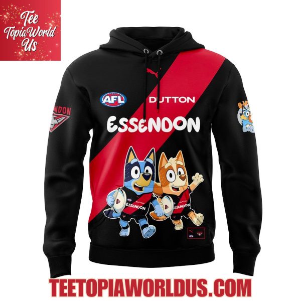 Essendon Bluey and Bingo Collection Hoodie