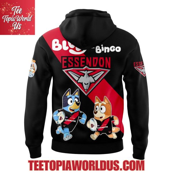 Essendon Bluey and Bingo Collection Hoodie