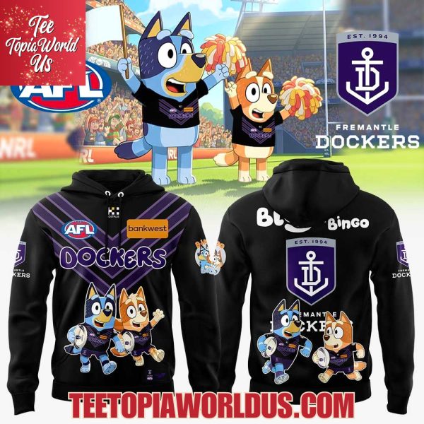 Fremantle Dockers x Bluey and Bingo Collection Hoodie