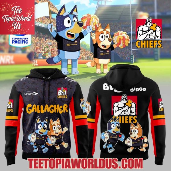 Gallagher Chiefs Bluey and Bingo Hoodie