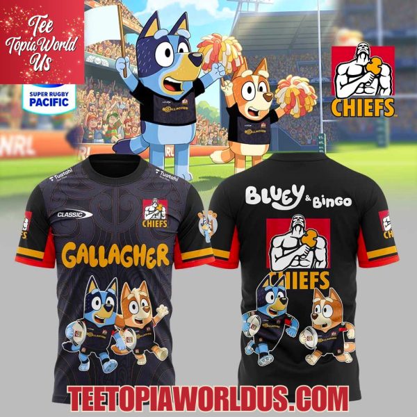 Gallagher Chiefs Bluey and Bingo Hoodie