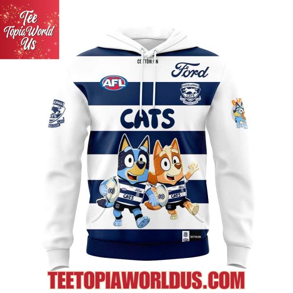 Geelong Cats Bluey and Bingo Collection Hoodie