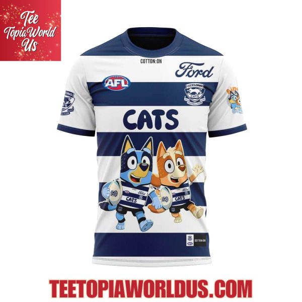 Geelong Cats Bluey and Bingo Collection Hoodie