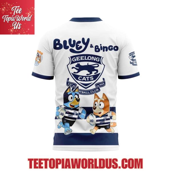 Geelong Cats Bluey and Bingo Collection Hoodie