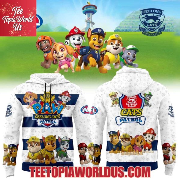 Geelong Cats x Paw Patrol Hoodie