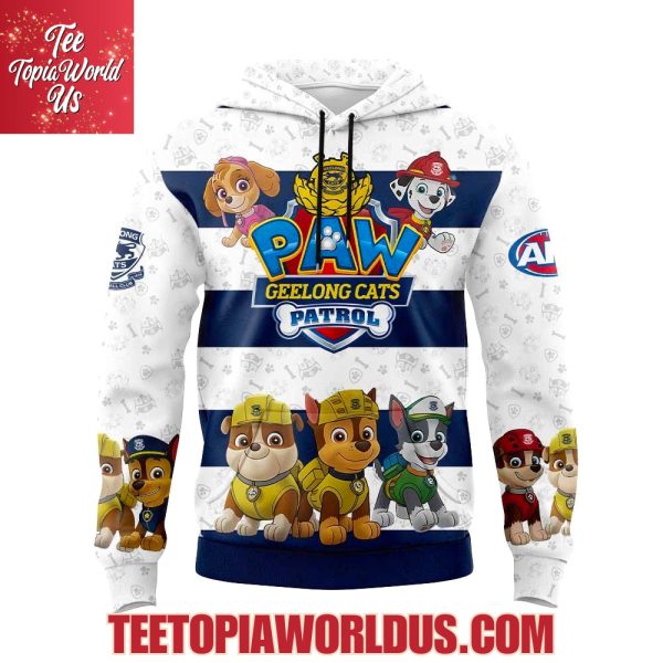 Geelong Cats x Paw Patrol Hoodie
