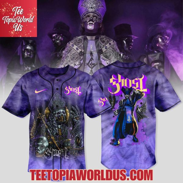 Ghost Band World Tour Merch 2025 Baseball Jersey