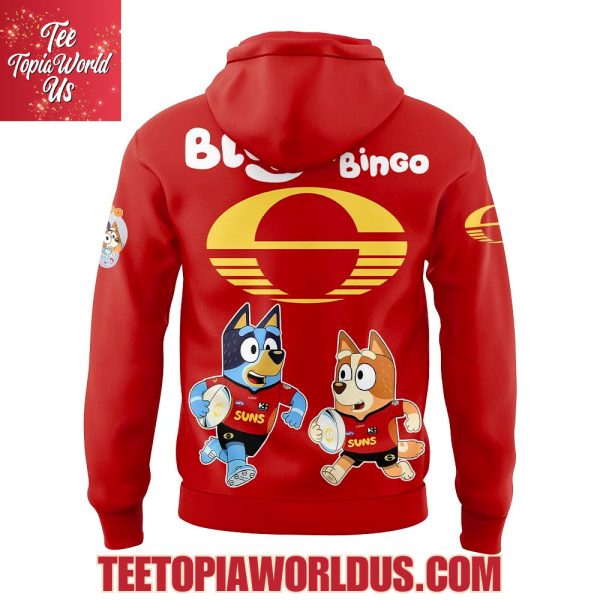 Gold Coast Suns Bluey and Bingo Hoodie