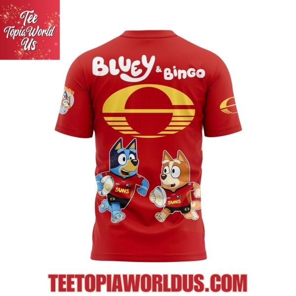 Gold Coast Suns Bluey and Bingo Hoodie
