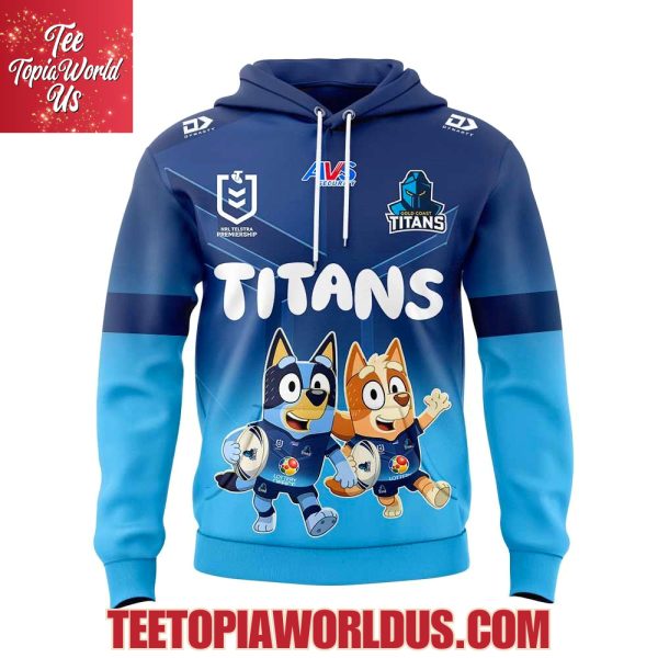 Gold Coast Titans Bluey and Bingo Hoodie
