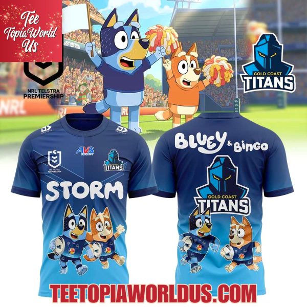 Gold Coast Titans Bluey and Bingo Hoodie