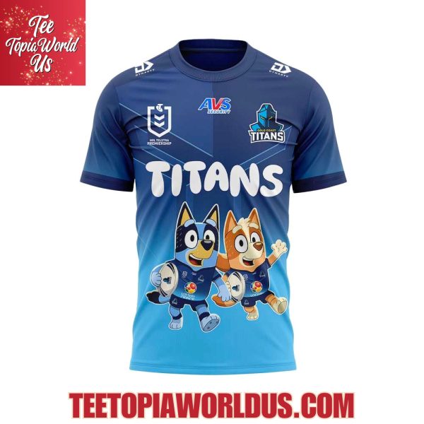 Gold Coast Titans Bluey and Bingo Hoodie