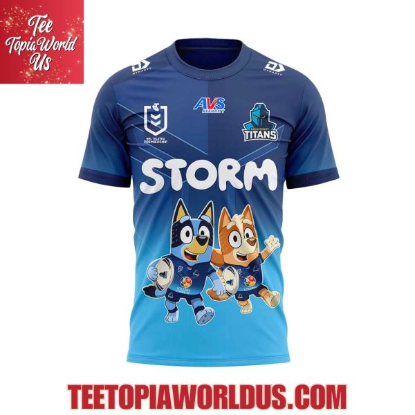 Gold Coast Titans Bluey and Bingo Hoodie