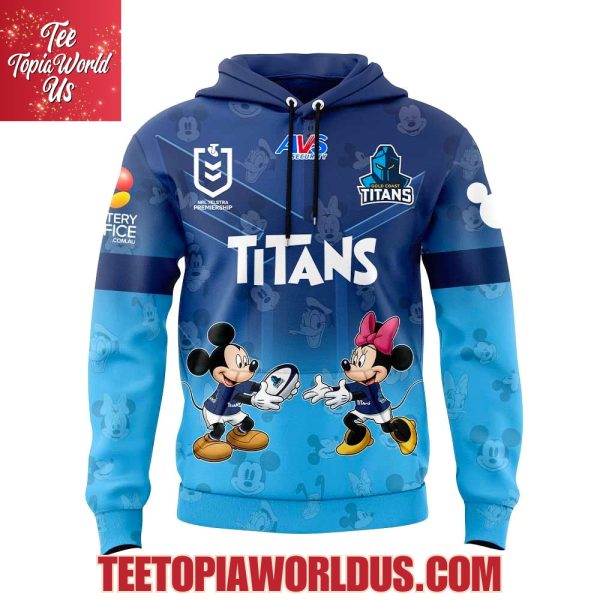 Gold Coast Titans x Mickey Mouse Hoodie