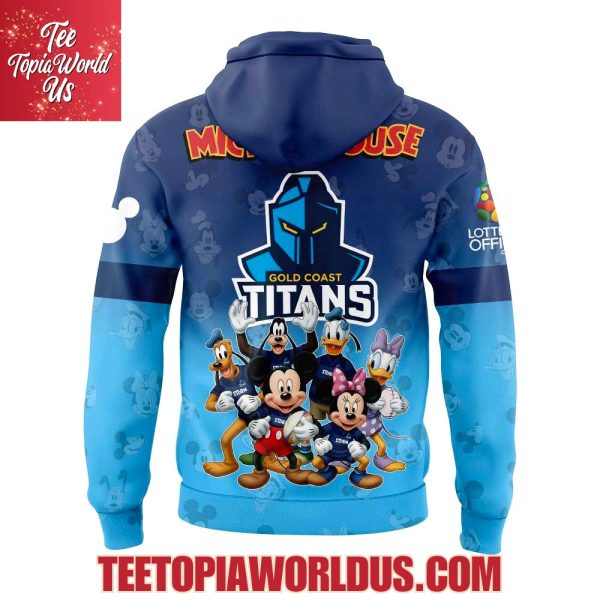 Gold Coast Titans x Mickey Mouse Hoodie
