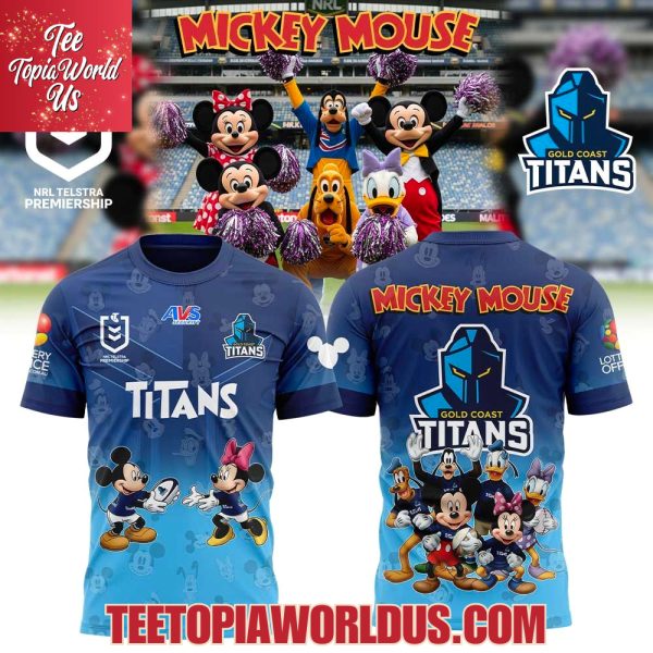 Gold Coast Titans x Mickey Mouse Hoodie