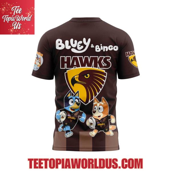 Hawthorn Hawks x Bluey and Bingo Hoodie