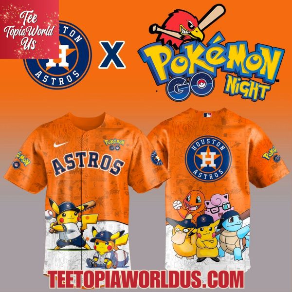 Houston Astros Jersey x Pokémon GO Jersey