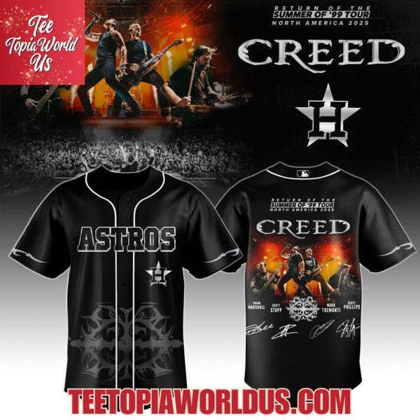 Houston Astros x CREED Summer of ’99 and Beyond Tour 2025 Jersey