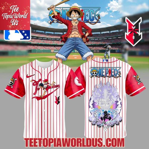 Indianapolis Indians Straw Hat Luffy Gear 5 Jersey