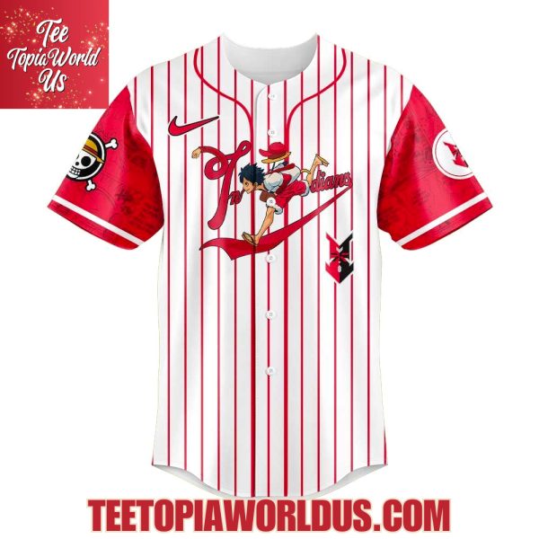 Indianapolis Indians Straw Hat Luffy Gear 5 Jersey