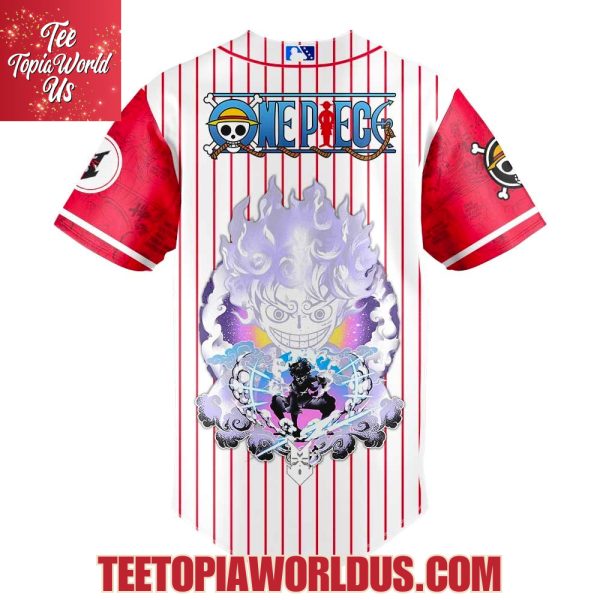 Indianapolis Indians Straw Hat Luffy Gear 5 Jersey