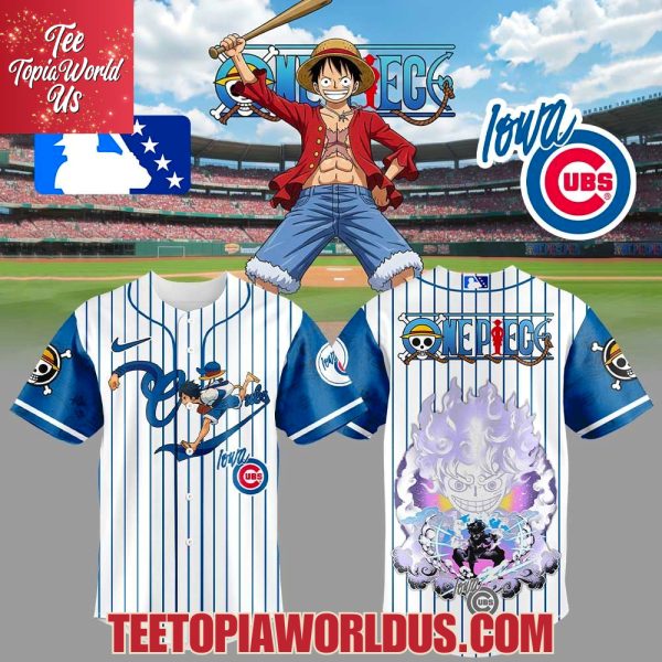 Iowa Cubs x Straw Hat Luffy Gear 5 Jersey
