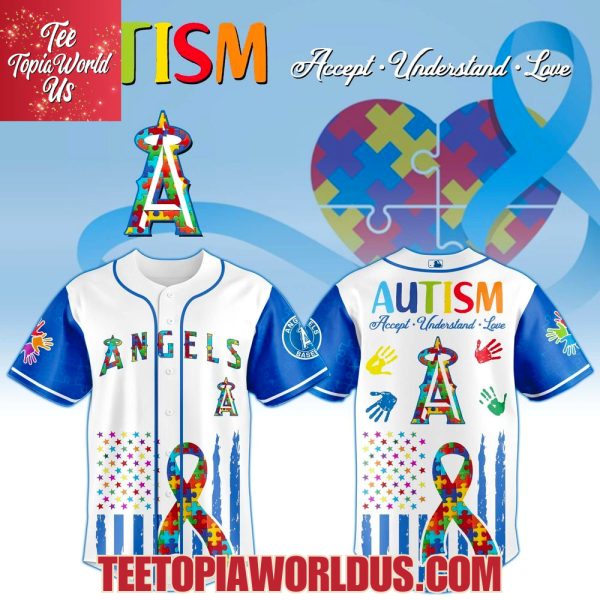 Los Angeles Angels × Special Autism Awareness Month Limited Edition Jersey