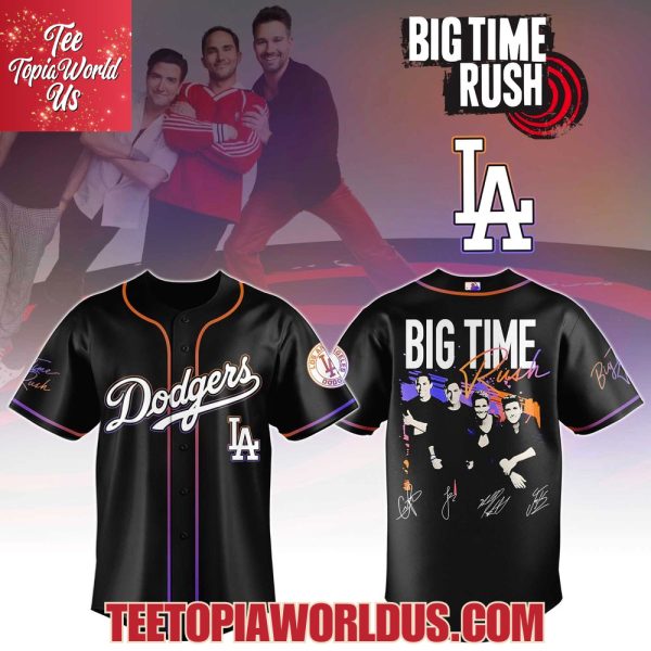 Los Angeles Dodgers x Big Time Rush Tour 2025 Jersey