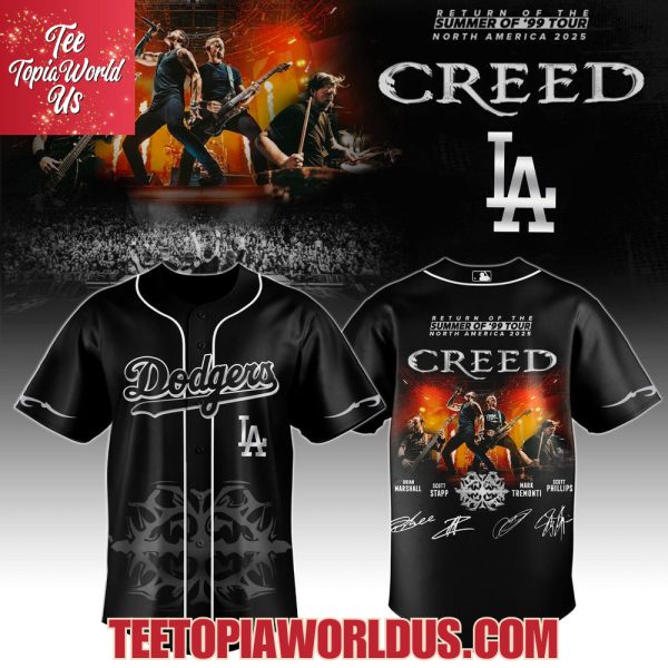 Los Angeles Dodgers x CREED Summer of ’99 and Beyond Tour 2025 Jersey