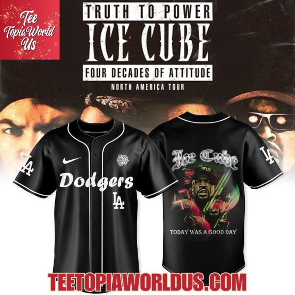 Los Angeles Dodgers x Ice Cube 4 Decades of Attitude Tour 2025 Jersey