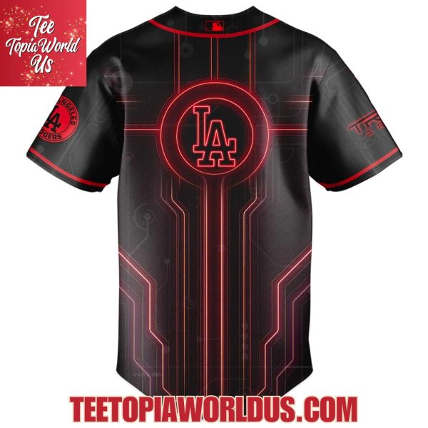 Los Angeles Dodgers x Neon Red Lines Special Edition Jersey
