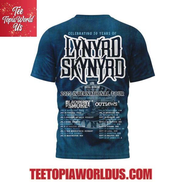 Lynyrd Skynyrd 2025 International Tour Tshirt