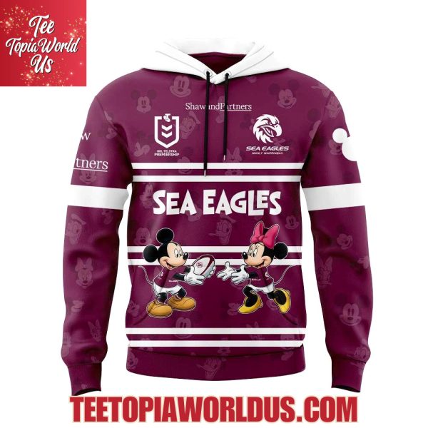 Manly Sea Eagles x Mickey Mouse Hoodie