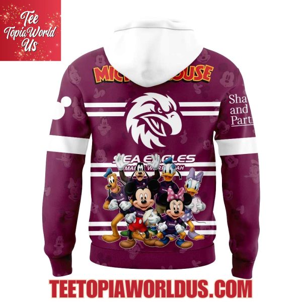 Manly Sea Eagles x Mickey Mouse Hoodie