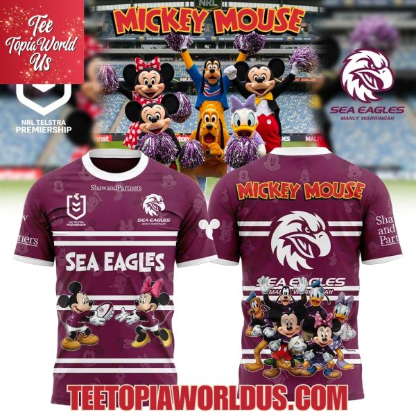 Manly Sea Eagles x Mickey Mouse Hoodie