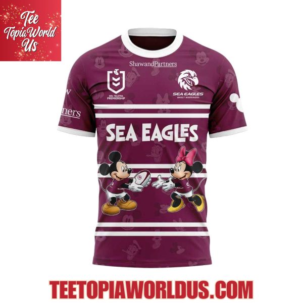 Manly Sea Eagles x Mickey Mouse Hoodie