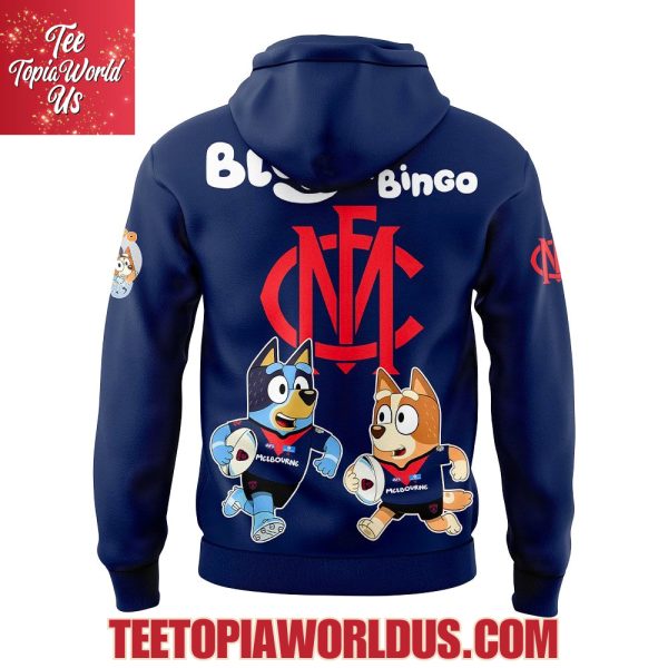 Melbourne Demons Bluey and Bingo Hoodie