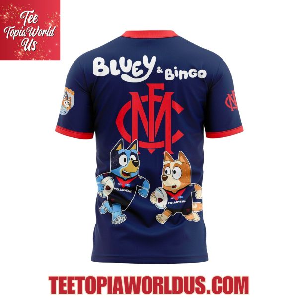 Melbourne Demons Bluey and Bingo Hoodie