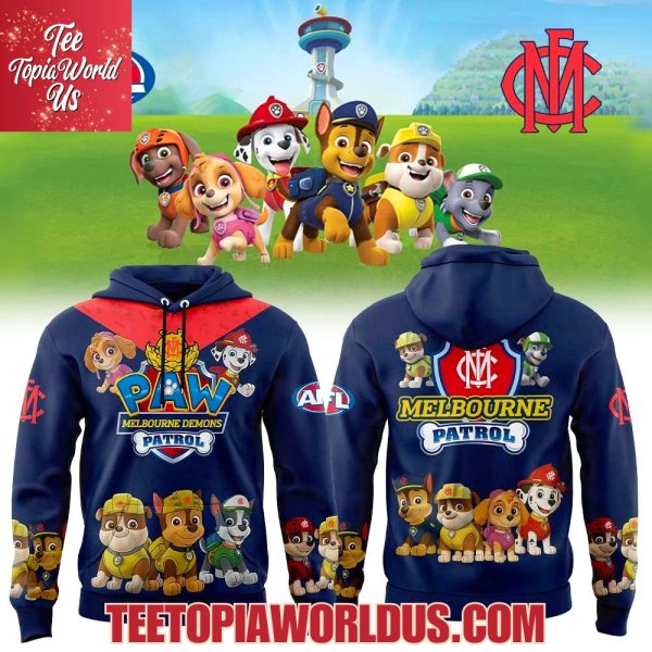 Melbourne Demons x Paw Patrol Hoodie