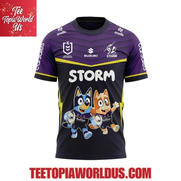Melbourne Storm Bluey and Bingo Hoodie