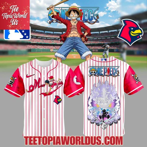 Memphis Redbirds One Piece Straw Hat Luffy Gear 5 Jersey