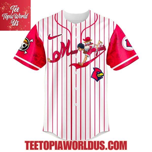 Memphis Redbirds One Piece Straw Hat Luffy Gear 5 Jersey
