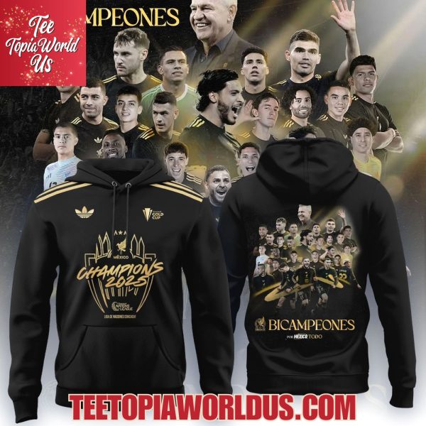 Mexico Concacaf Gold Cup Champions 2025 Black T-Shirt, Hoodie